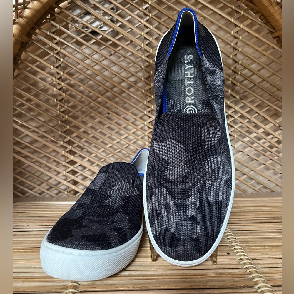 Rothy’s Camo Slip On Sneakers